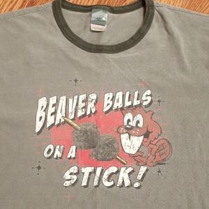 Beaver Balls on a Stick tshirt